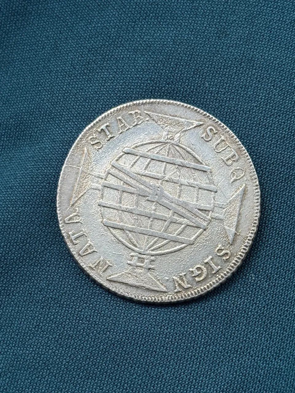 Moeda antiga prata ótimo estado - Foto 4