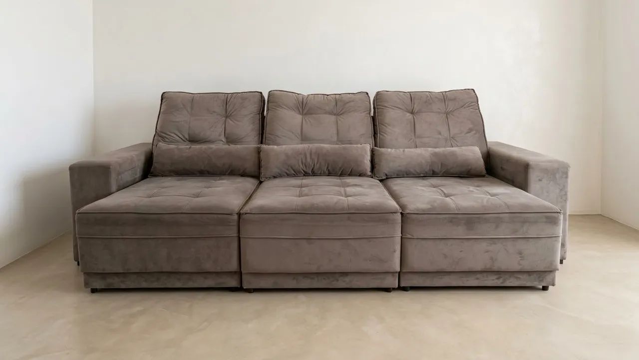 Oportunidade única para você adquirir o seu sofá,lindo,moderno e confortável. - Foto 2