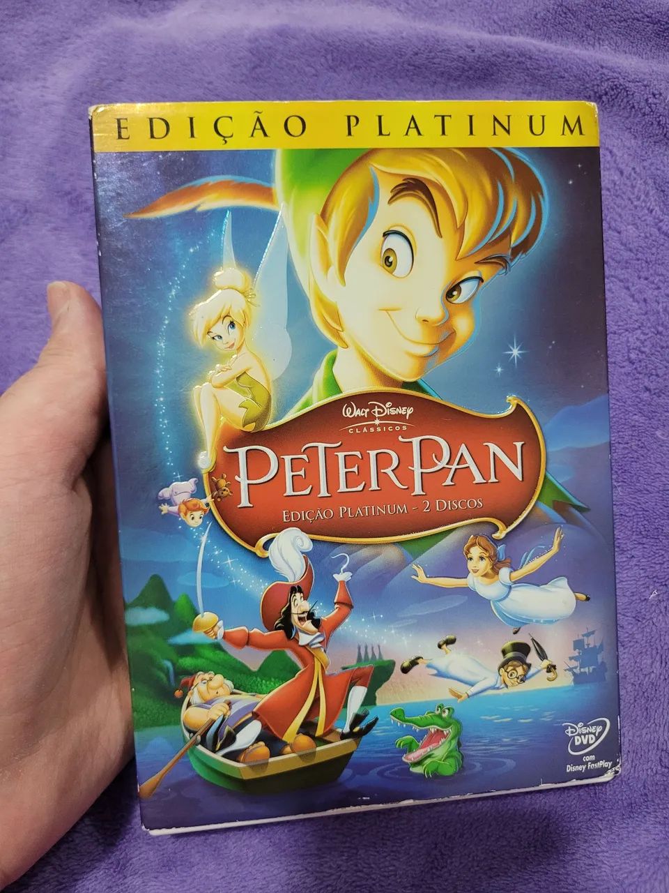 DVD PETER PAN EDIÇÃO PLATINUM