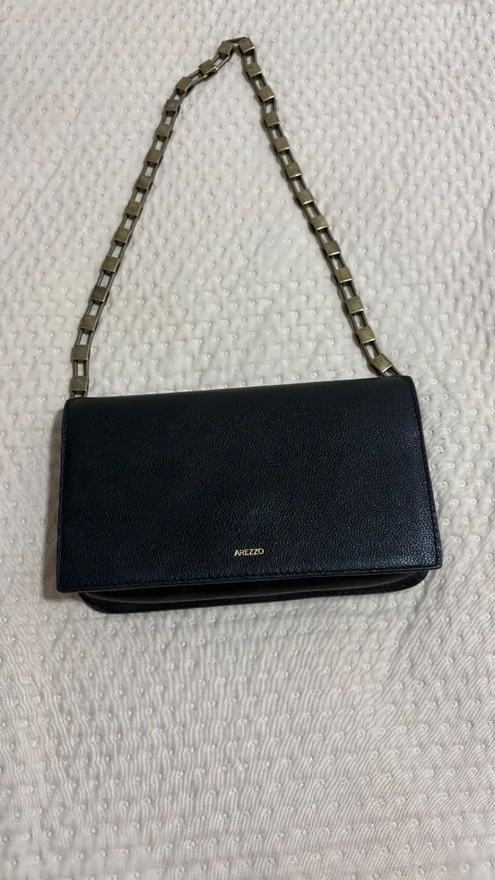 Bolsa Arezzo Couro Usada apenas Uma Vez 