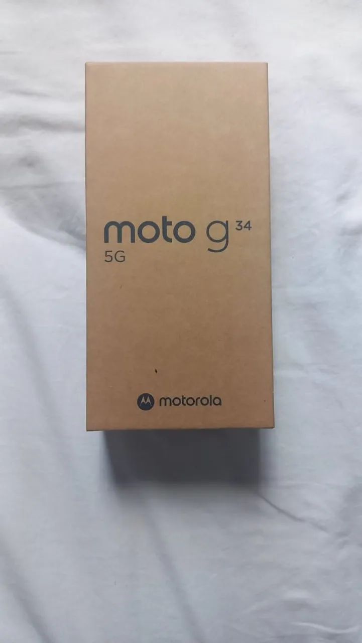 Celular Moto G34 NOVO! Nunca usado