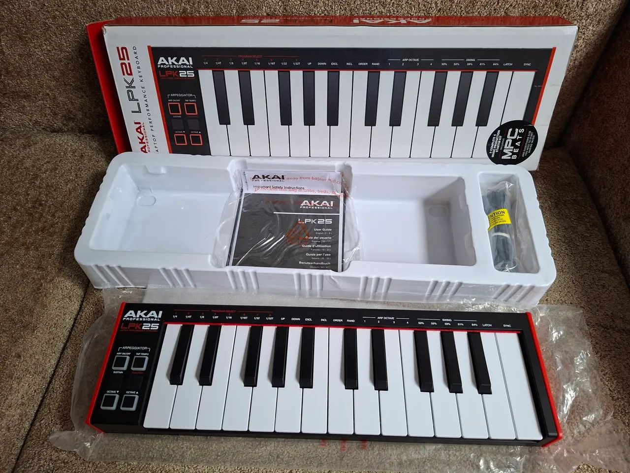 Teclado Controlador Midi Akai LPK25 MK2 *Vendo/Troco