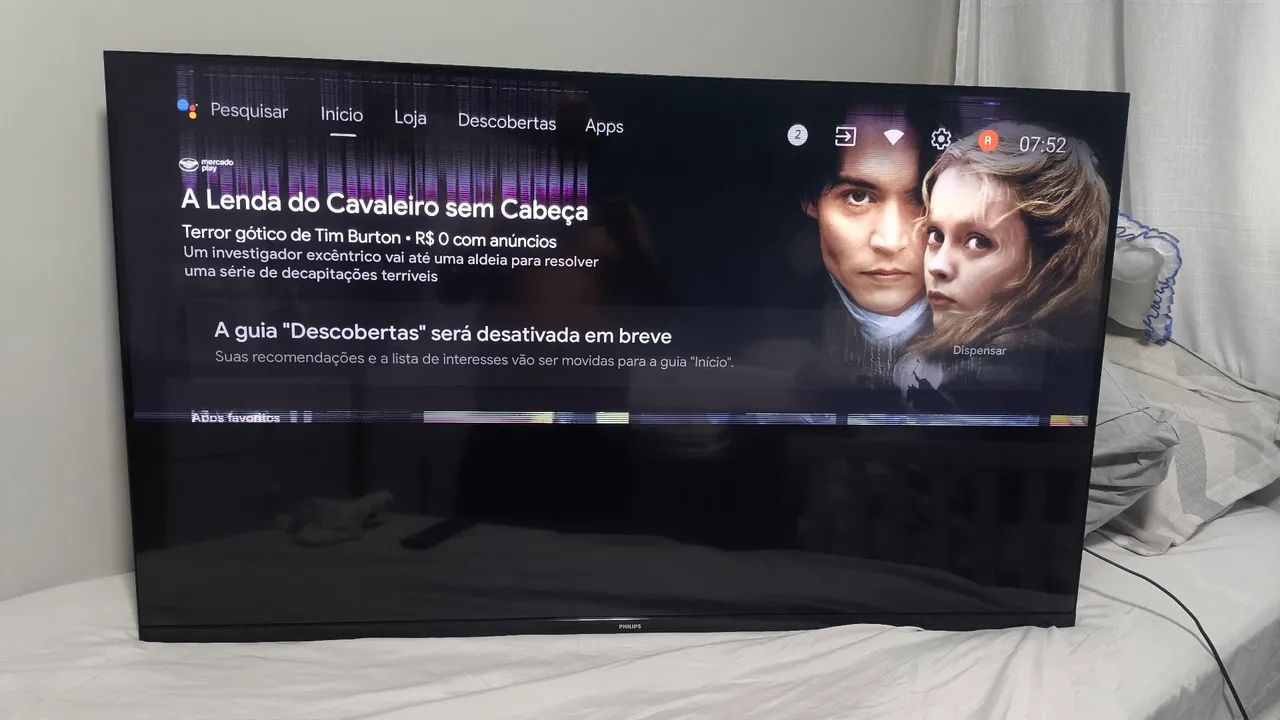 Tv Philips 50PUG7406/78 (Tela Danificada) - Foto 4
