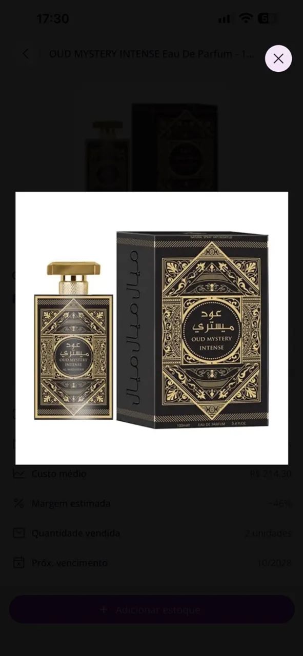 Perfume Árabe Oud Mystery Intense - Foto 2