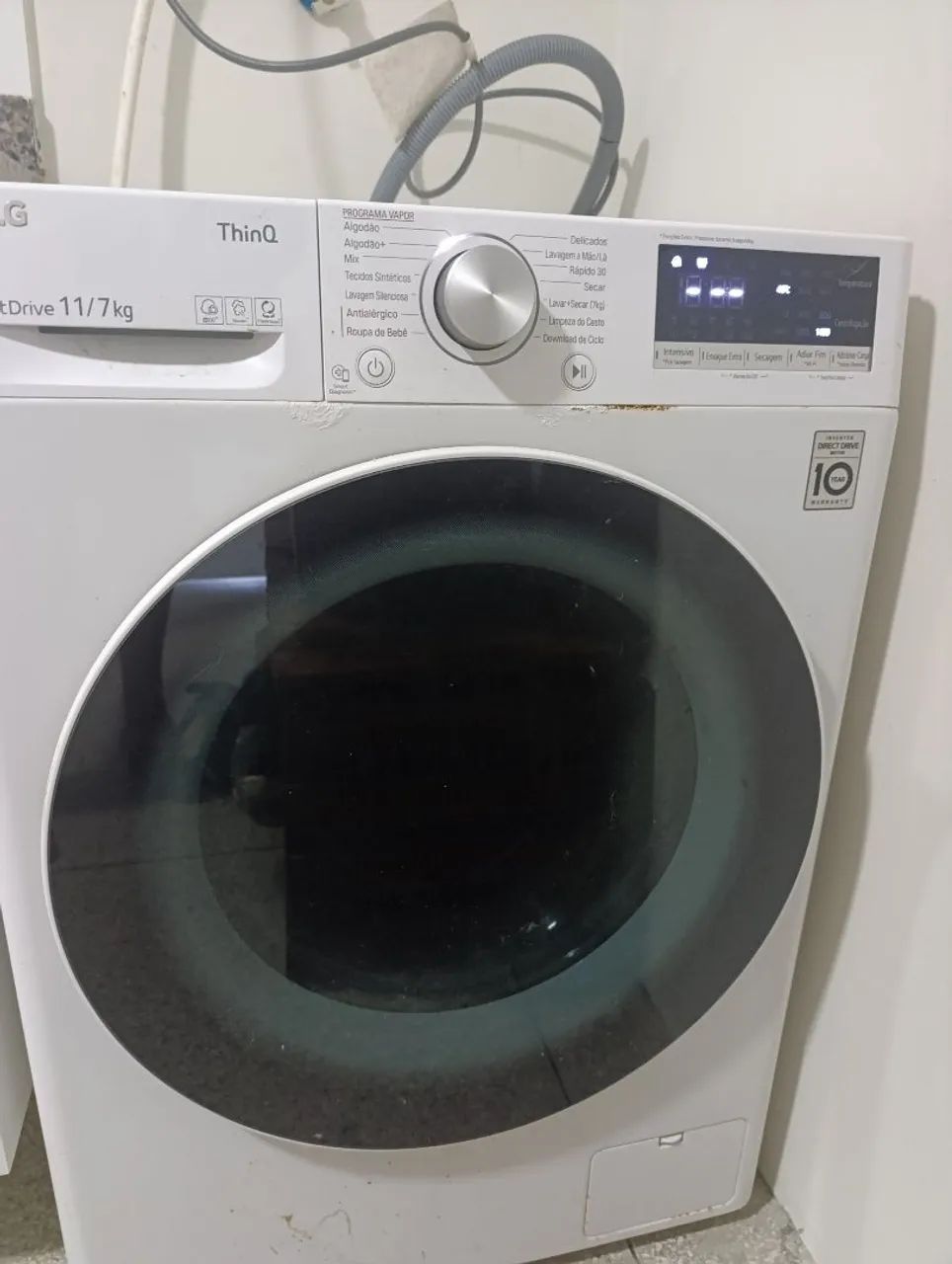 Mudança , máquina de lavar e secar 