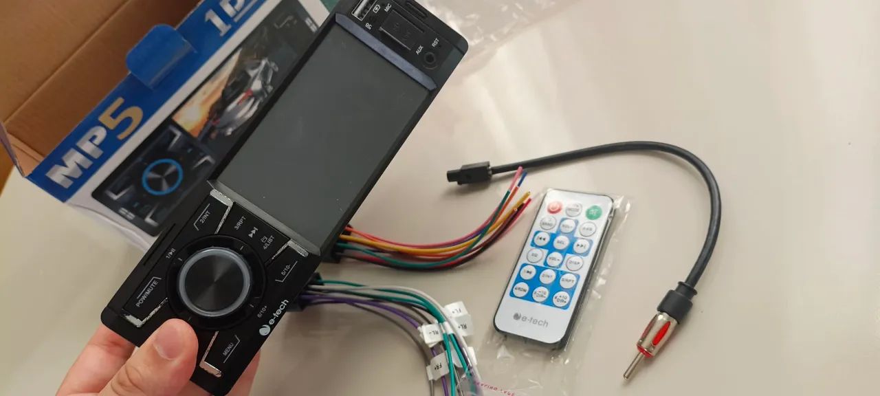 Radio automotivo MP5 1 DIN e-tech  - Foto 5