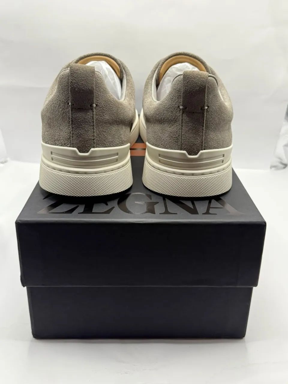 tênis zegna triple stitch cinza 40 - Foto 4
