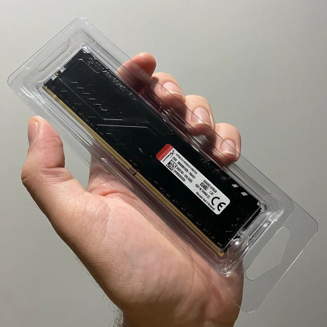 Memória Ram 8GB DDR4 2666MHz CL 16 Kingston HyperX Fury Preta HX426C16FB3/8 ( 1 x 8GB ) - Foto 2