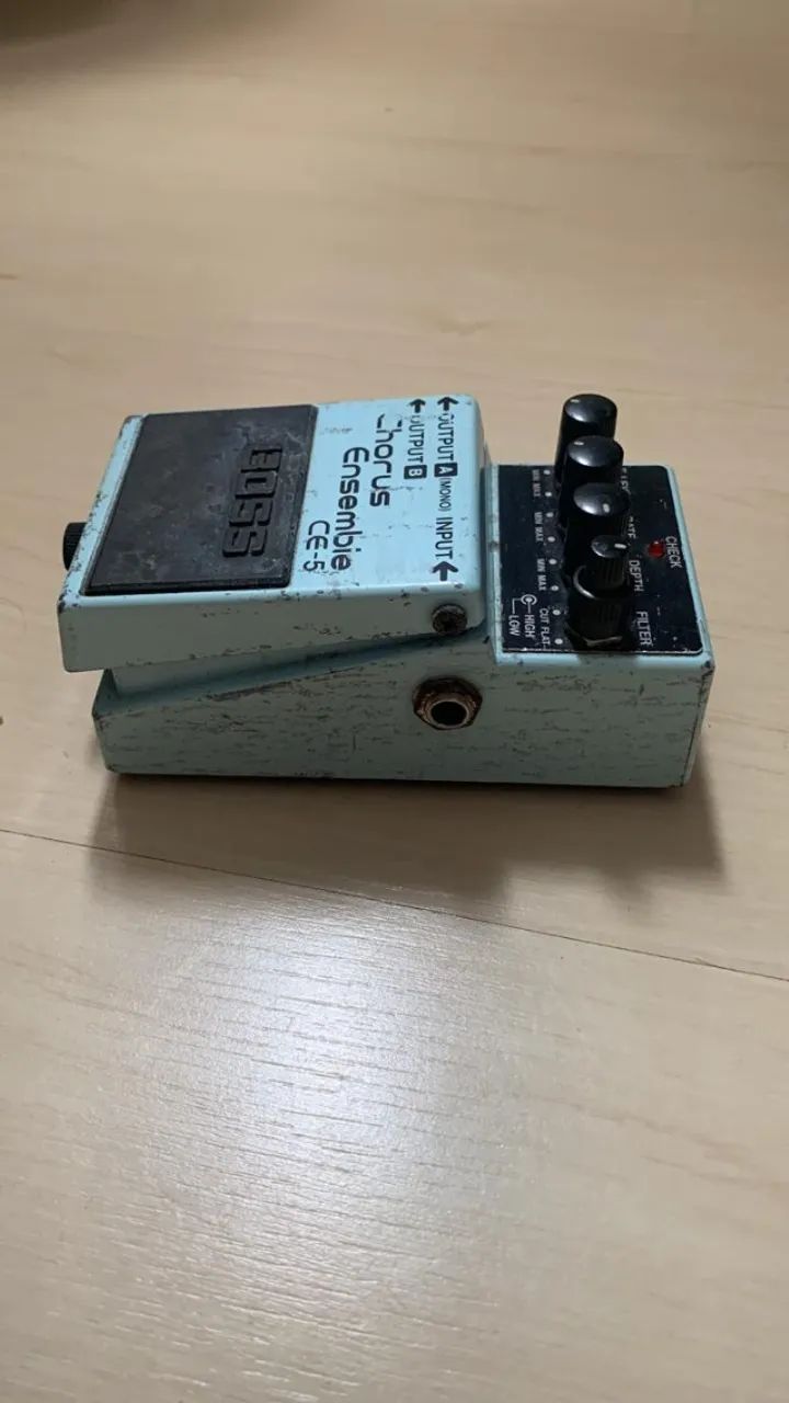 Pedal Boss CE 5 Chorus Ensemble - Pink Label Raríssimo dos anos 90