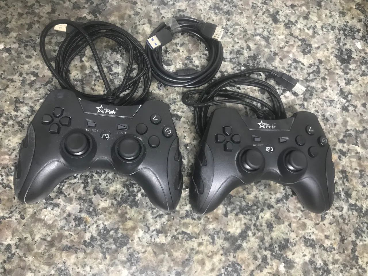 CONTROLES PS3 FEIR USB + CABO 