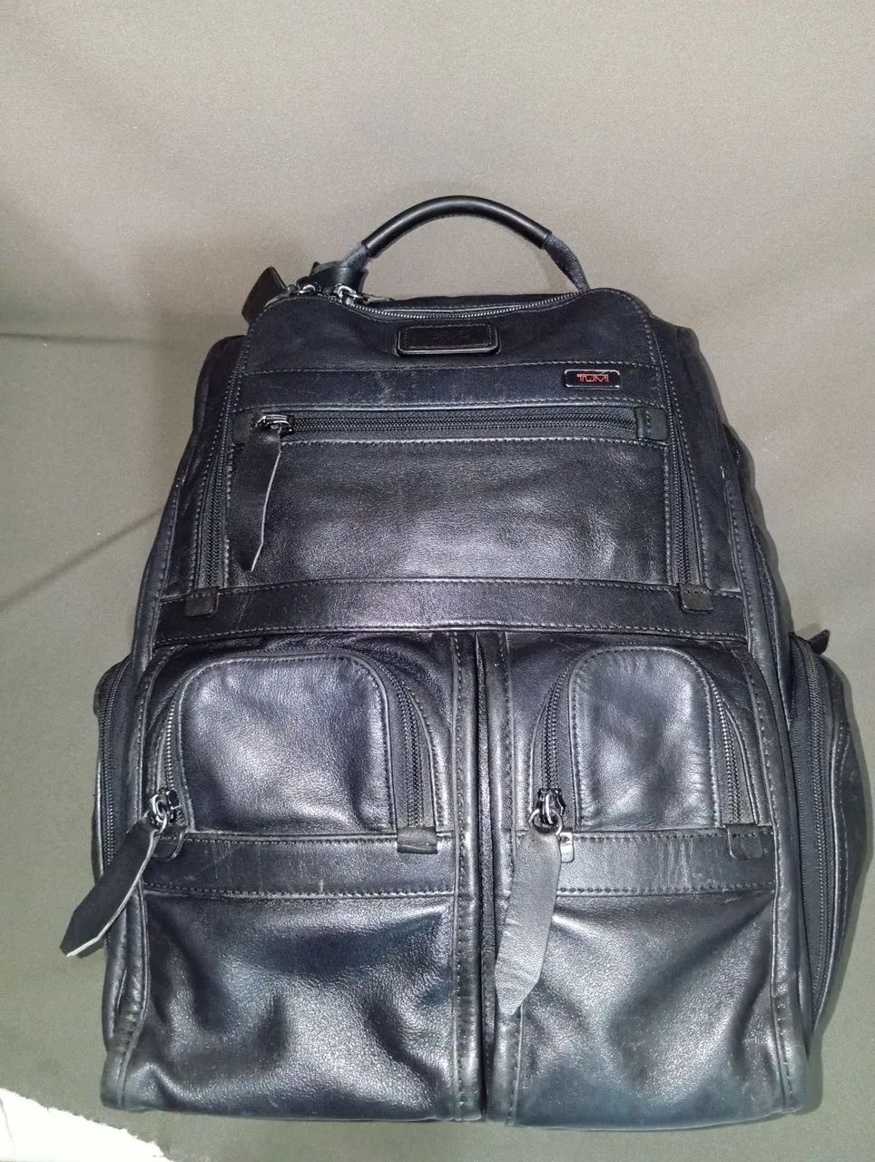MOCHILA DE COURO LEGÍTIMO TUMI  - Foto 2