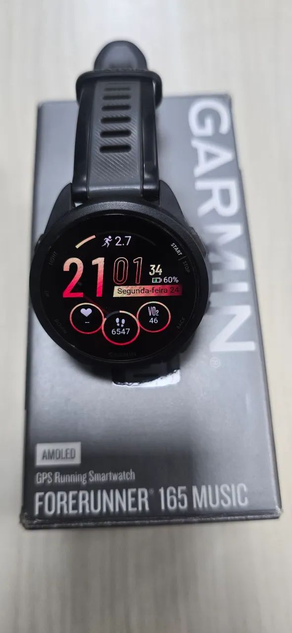 Relógio Garmin Forerunner 165 Music - Foto 2