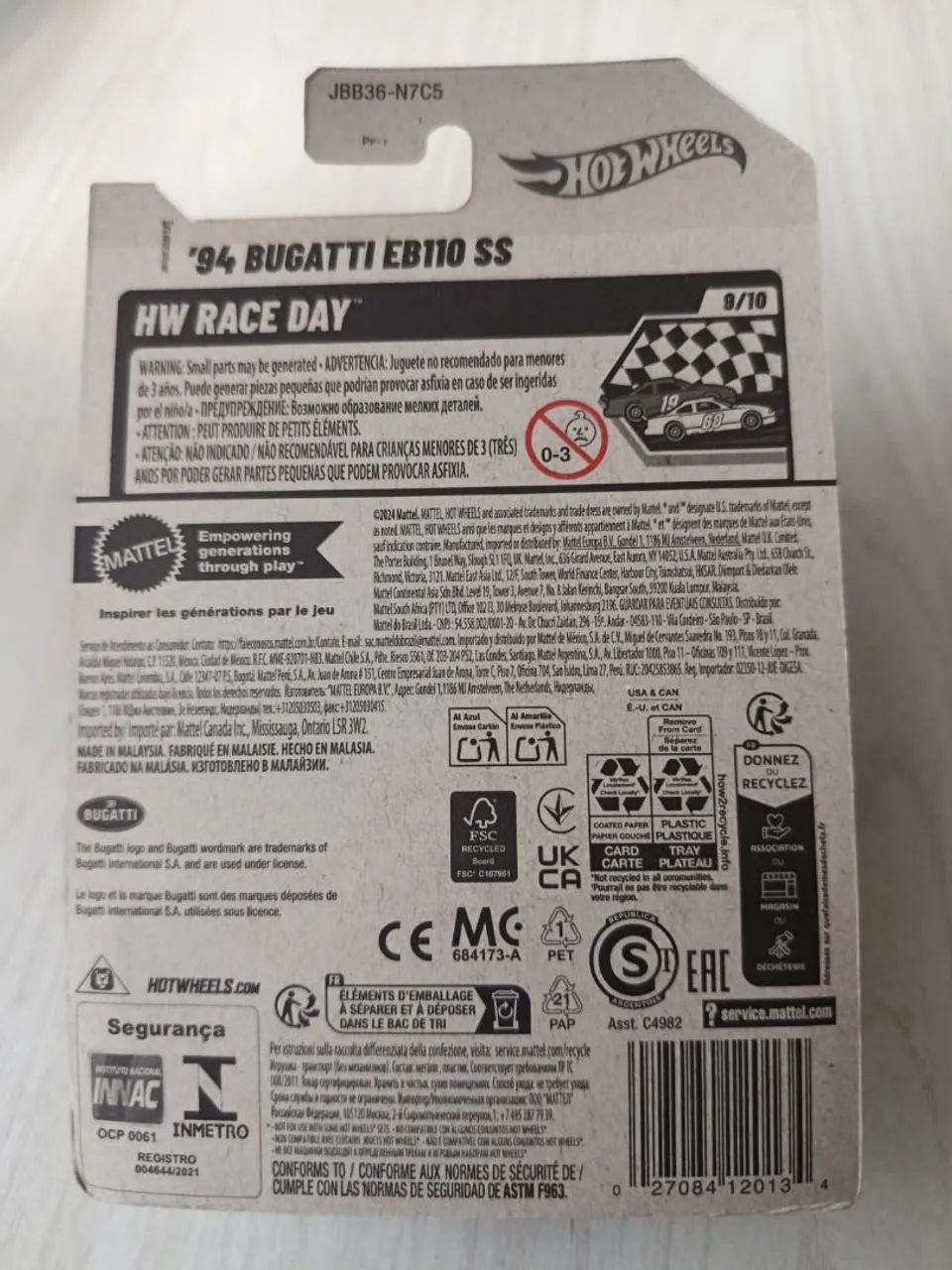 Hot Wheels '94 Bugatti EB110 ss - Foto 3