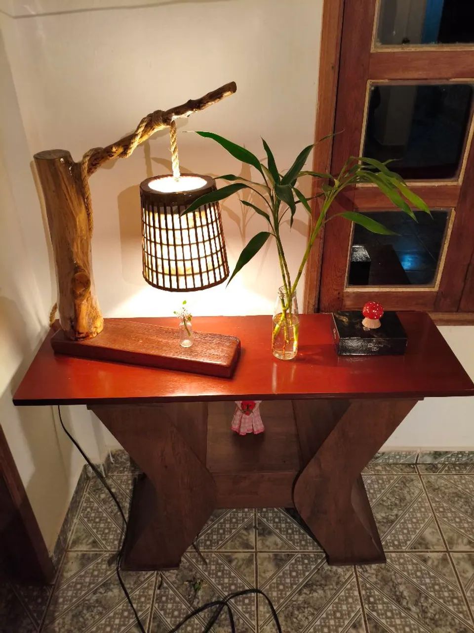 Luminária arte decor vintage - Foto 2
