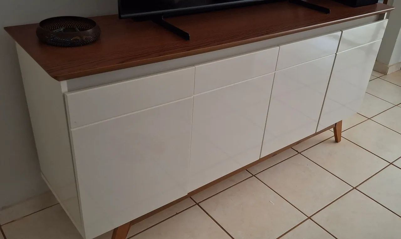 Buffet hack Off/White 4 portas - Foto 2