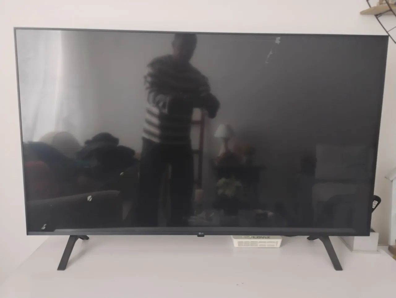 Tv led LG 4k 49 polegadas tela rachada 