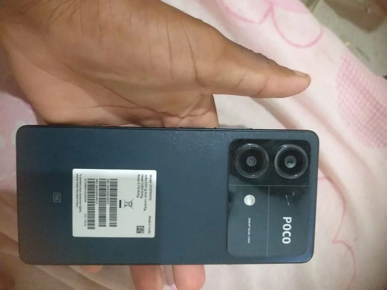 Poco X6 original 6 mês de uso vendo troco em iPhone 12 