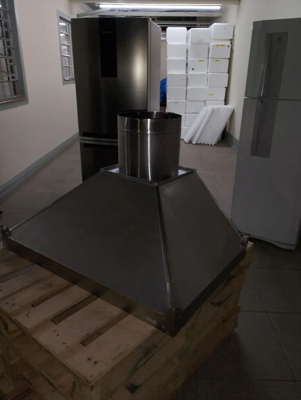 Coifa exaustor inox