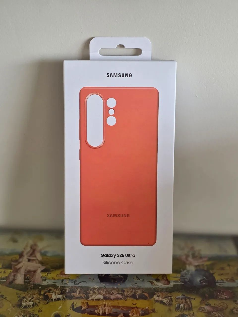 Capa S25 Ultra Silicone Original Lacrada com NF