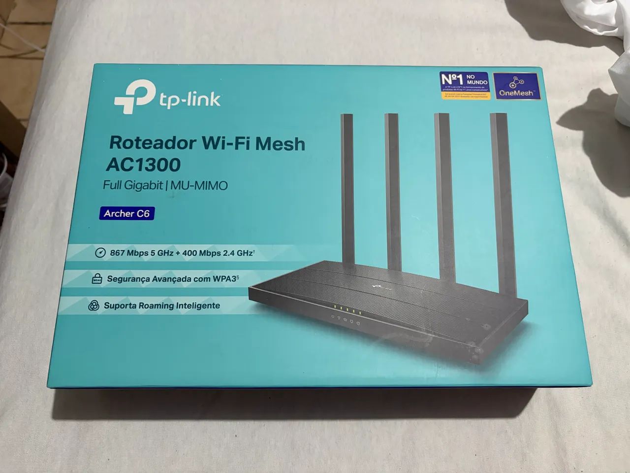 Roteador TP-link com wifi mesh Archer C6