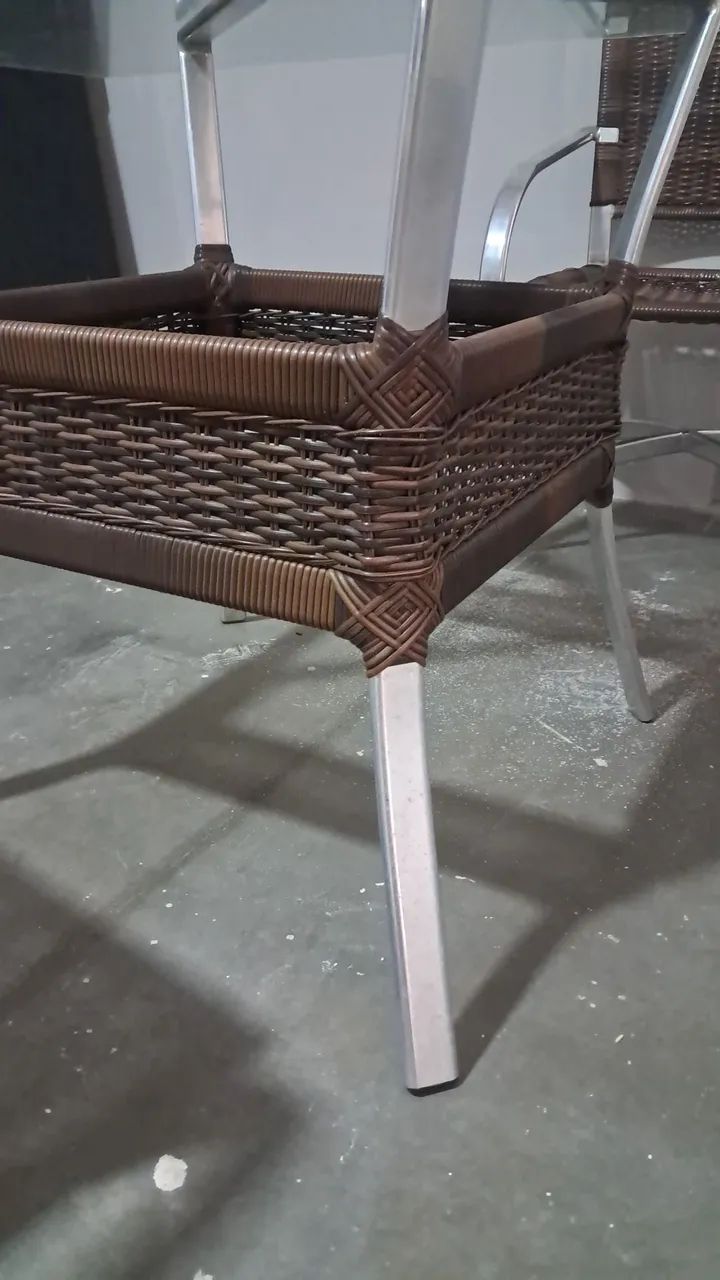 Mesa de Vidro Quadrada - Foto 2