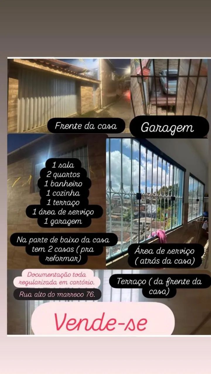 Vende se casa 