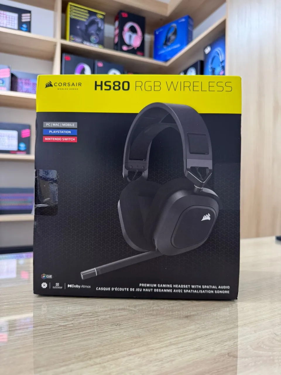 Headset Gamer Corsair HS80 RGB Wireless - Até 12x sem juros, Loja