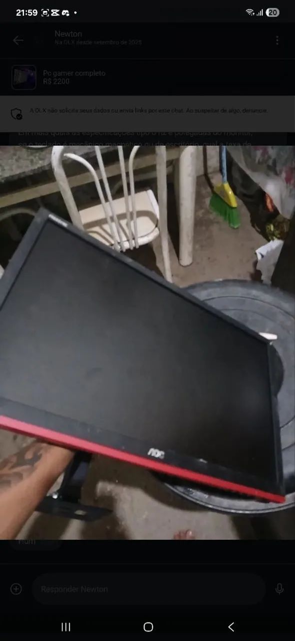 Monitor aoc 60 hz - Foto 2