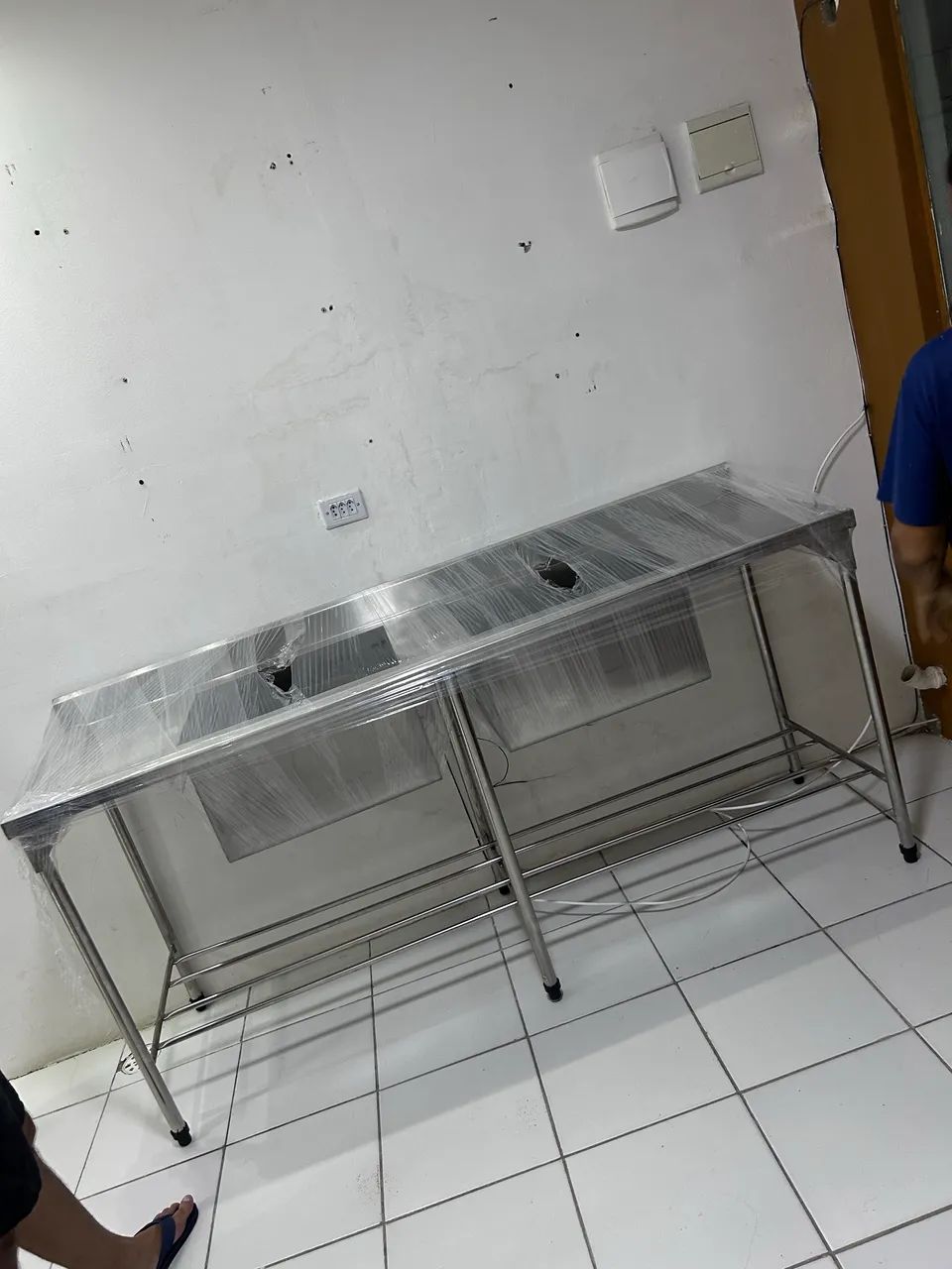 Pia de inox