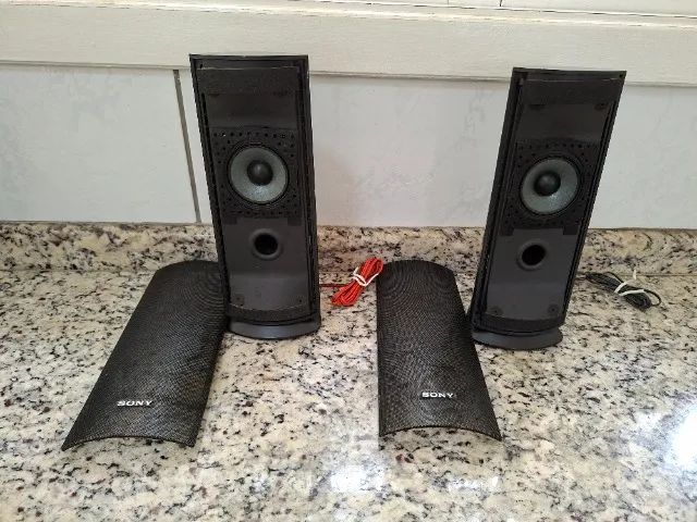 Par de caixa acústica sony sstsb111 preta - Foto 2