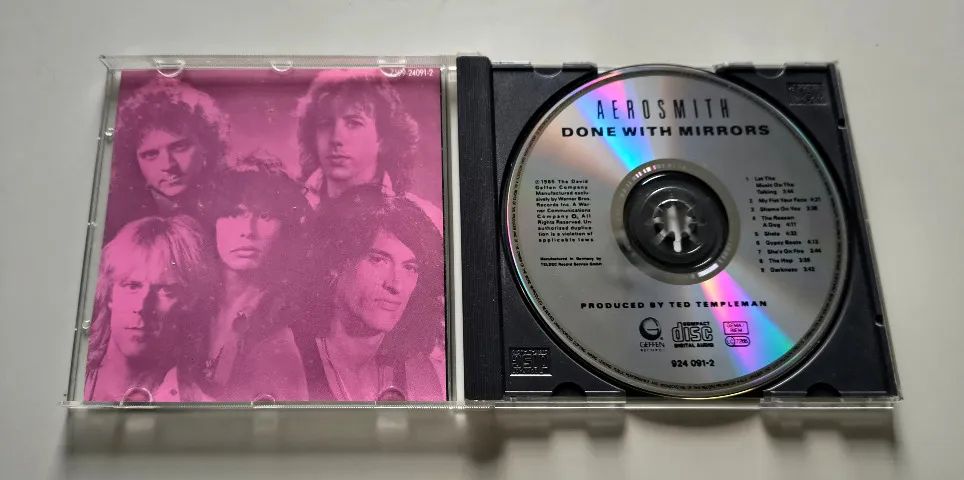 CD Aerosmith - Done With Mirrors - Geffen - Made in Germany - Foto 2