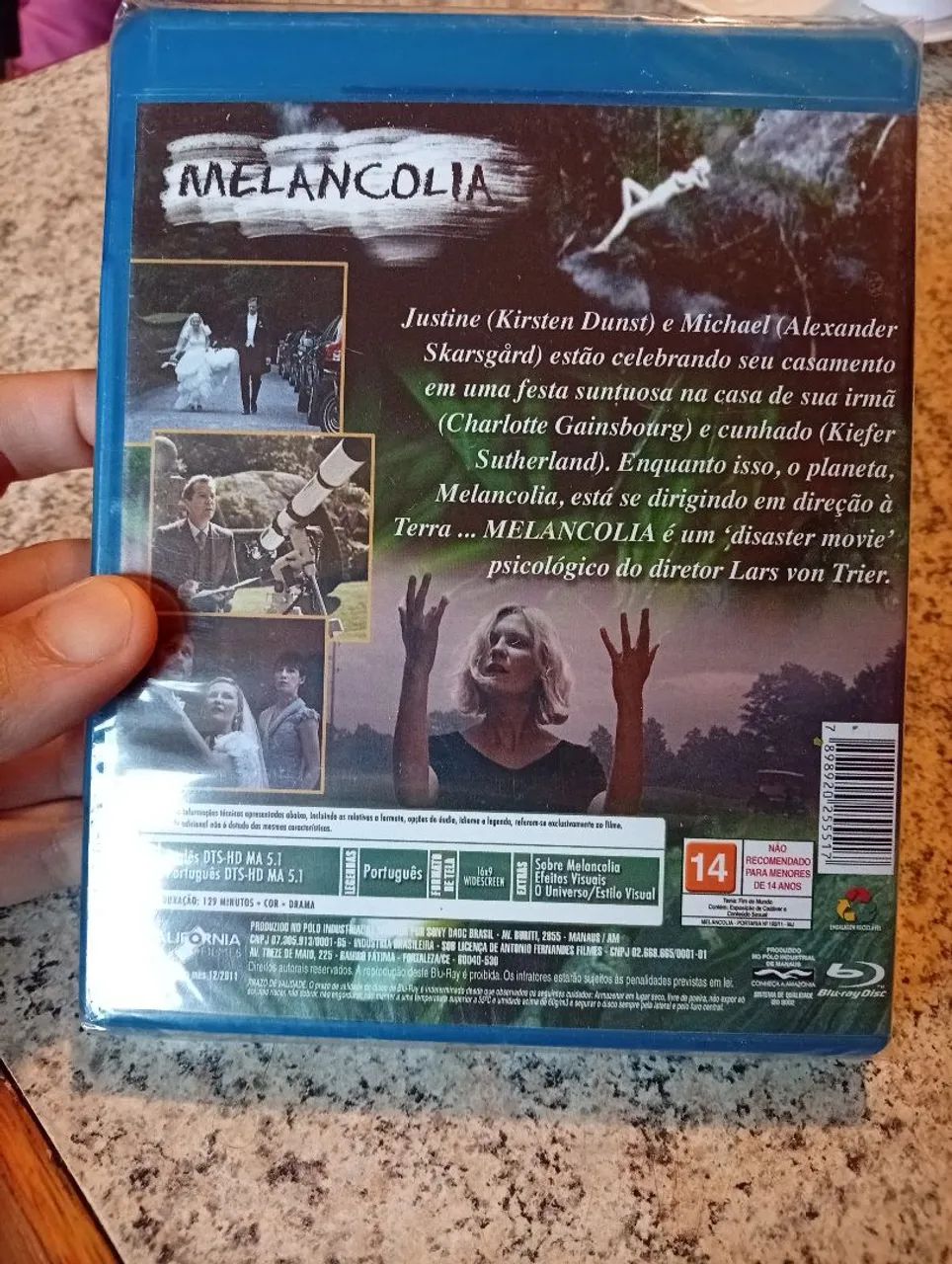 N587　Blu-ray Disc　メランコリア('11) Blu-ray Melancolia Lars Von Trier ( NOVO LACRADO) - CDs, DVDs etc