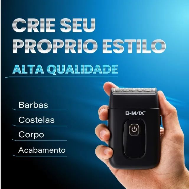  Barbeador Elétrico B-Max Gold Edition - Pronta Entrega (Lacrado) - Foto 4
