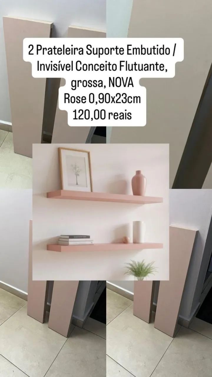 Preteleiras 2 Rose - Foto 2