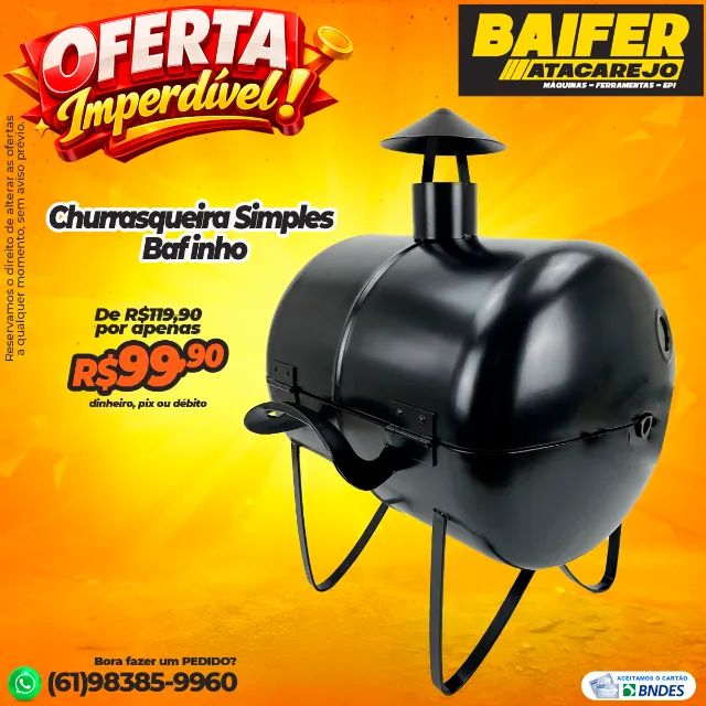 Churrasqueira Simples Bafinho