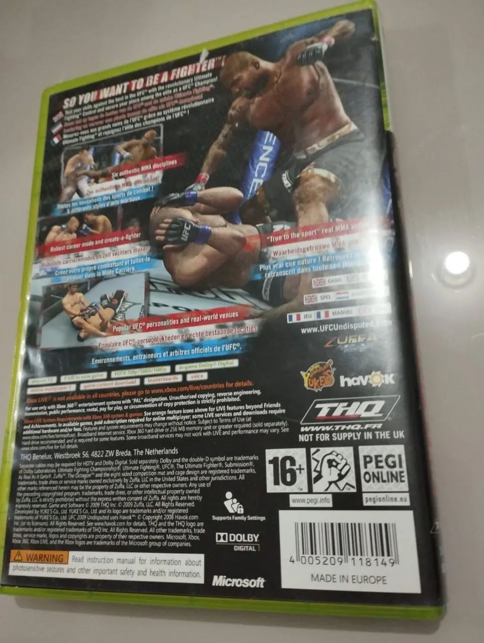 UFC Undiputed 2009 Xbox 360 - Foto 3