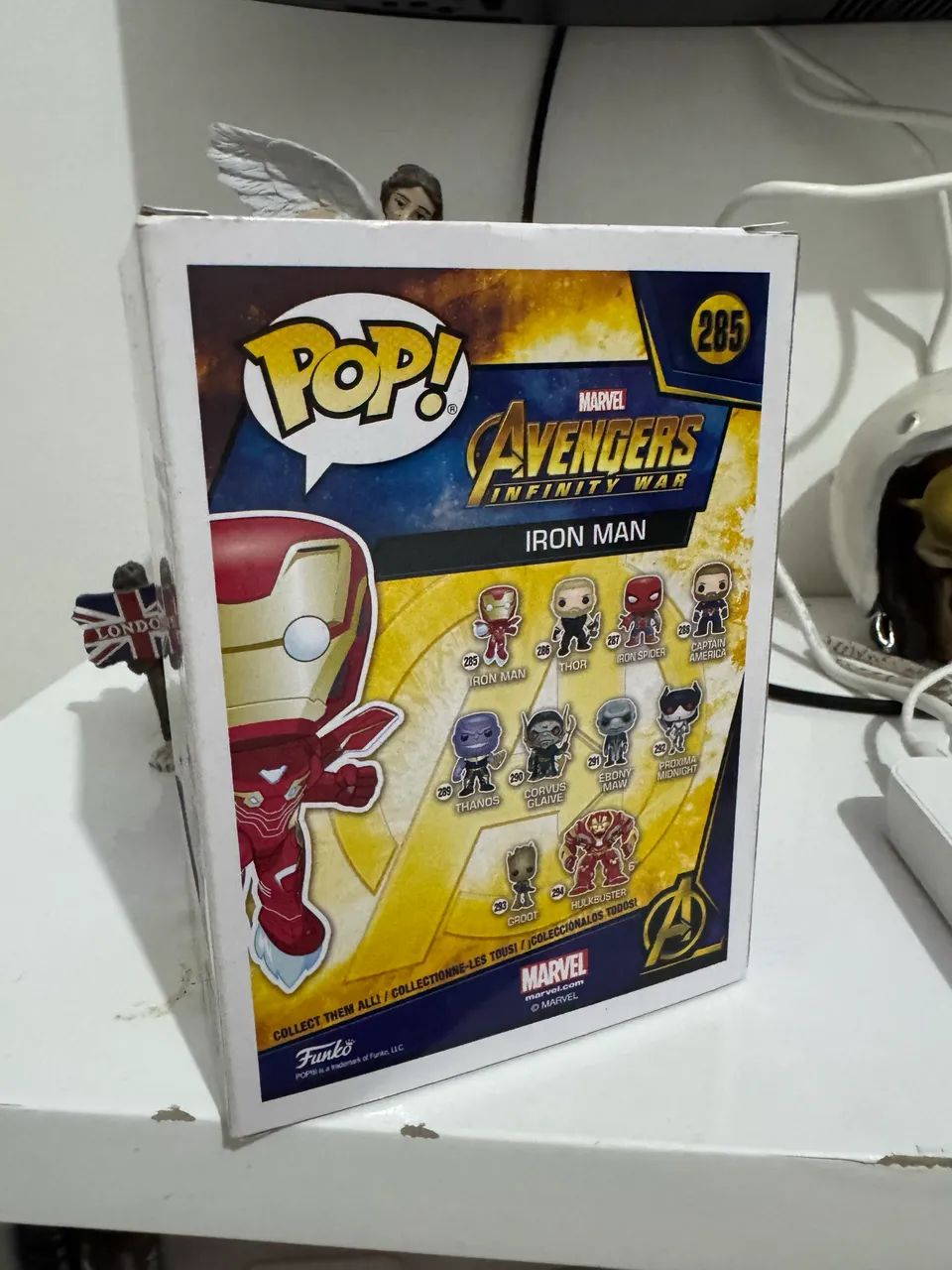 Boneco de vinil Funko POP Marvel Avengers Infinity War Iron Man - Foto 4