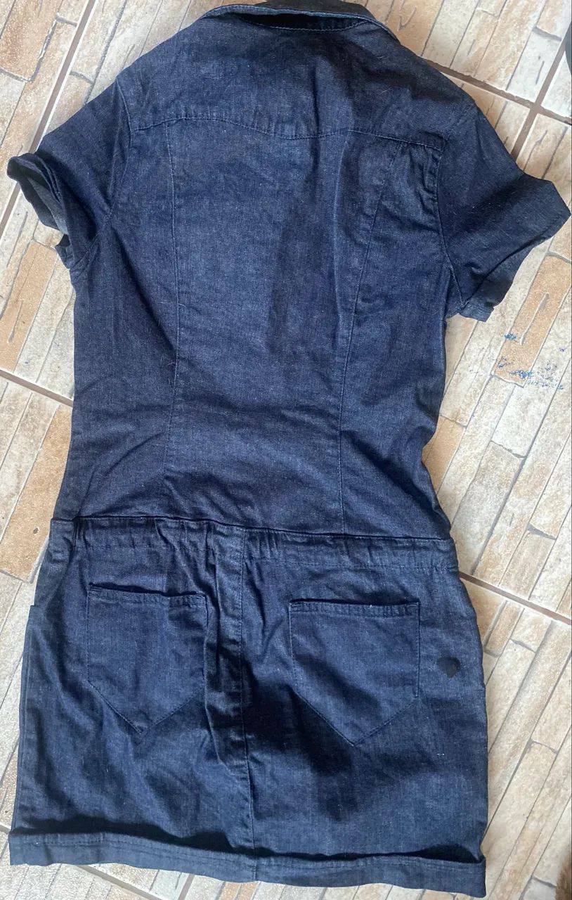 Vestido Jeans Escuro - Estilo e Conforto - Foto 2