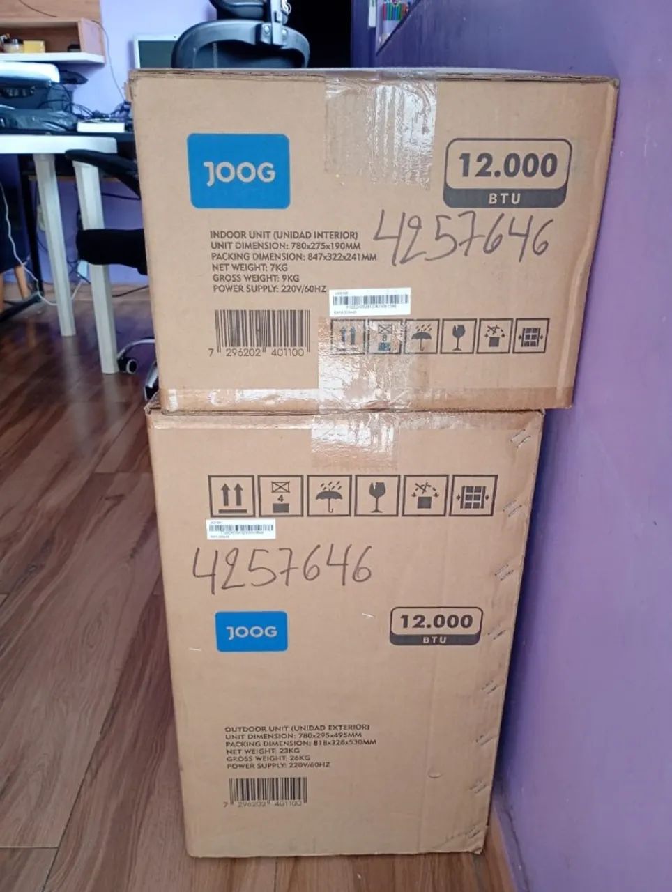 Ar Condicionado Joog JGS12K 12000BTU 220V 60Hz - Foto 2