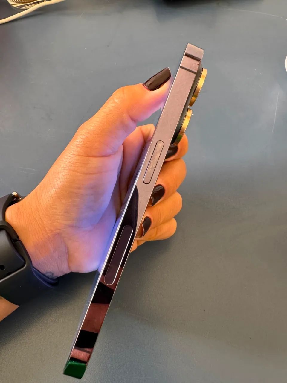iPhone 14 Pro 256 GB - Roxo Profundo - Foto 4
