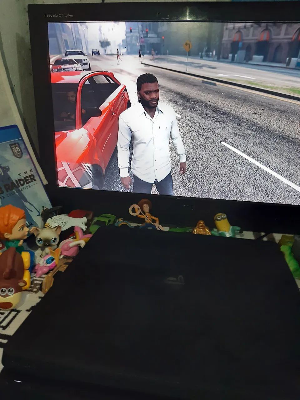 Playstation 4 1TB semi novo 20 jogos - Foto 3