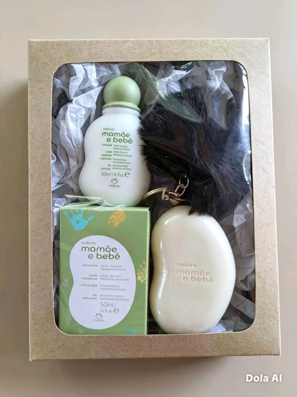 ? PRESENTE NATURA MAMÃE E BEBÊ NA CAIXINHA COM VISOR  - Foto 2