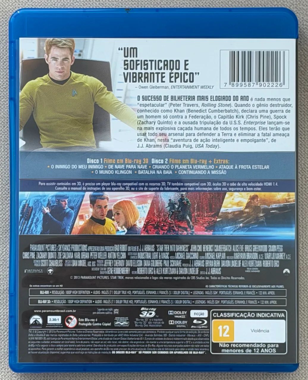 Blu-Ray Star Trek Além da Escuridão (original) - Foto 2