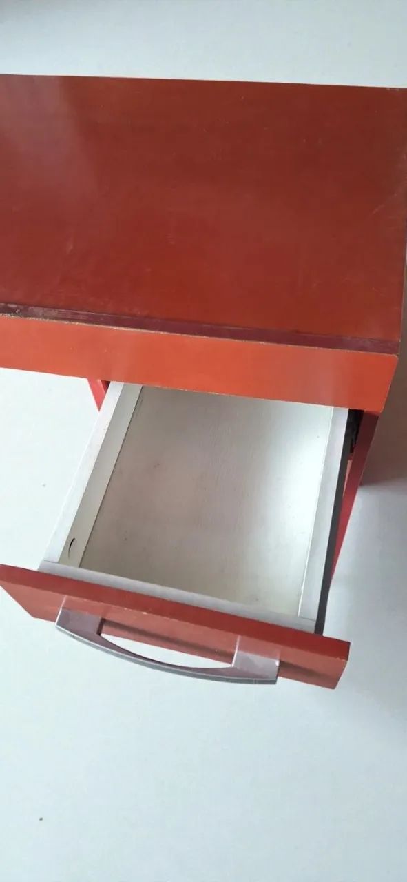 Escrivaninha mogno de mdf, com 1 gaveta. - Foto 2
