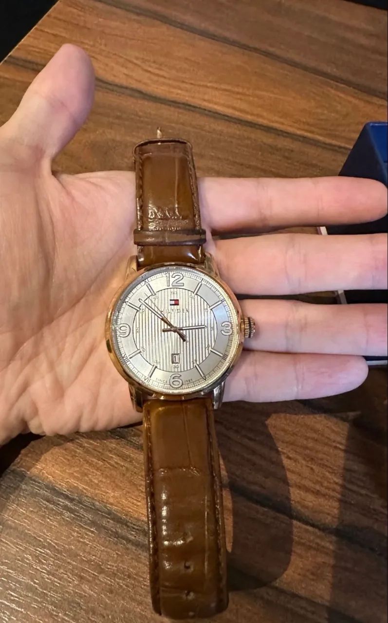 Relógio Masculino Tommy Hilfiger Original - Pulseira de Couro - Foto 4
