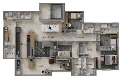 PLANTA 157m²