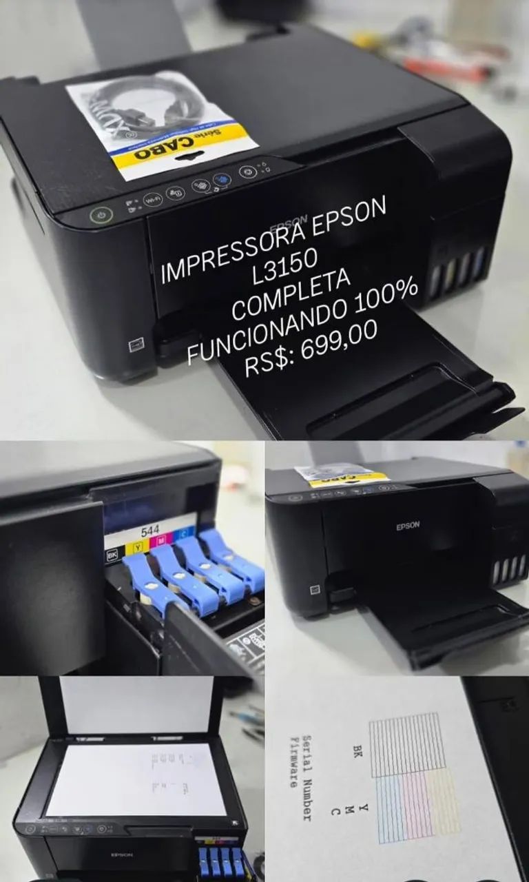 Impressora Eco-tanque Epson L3150 