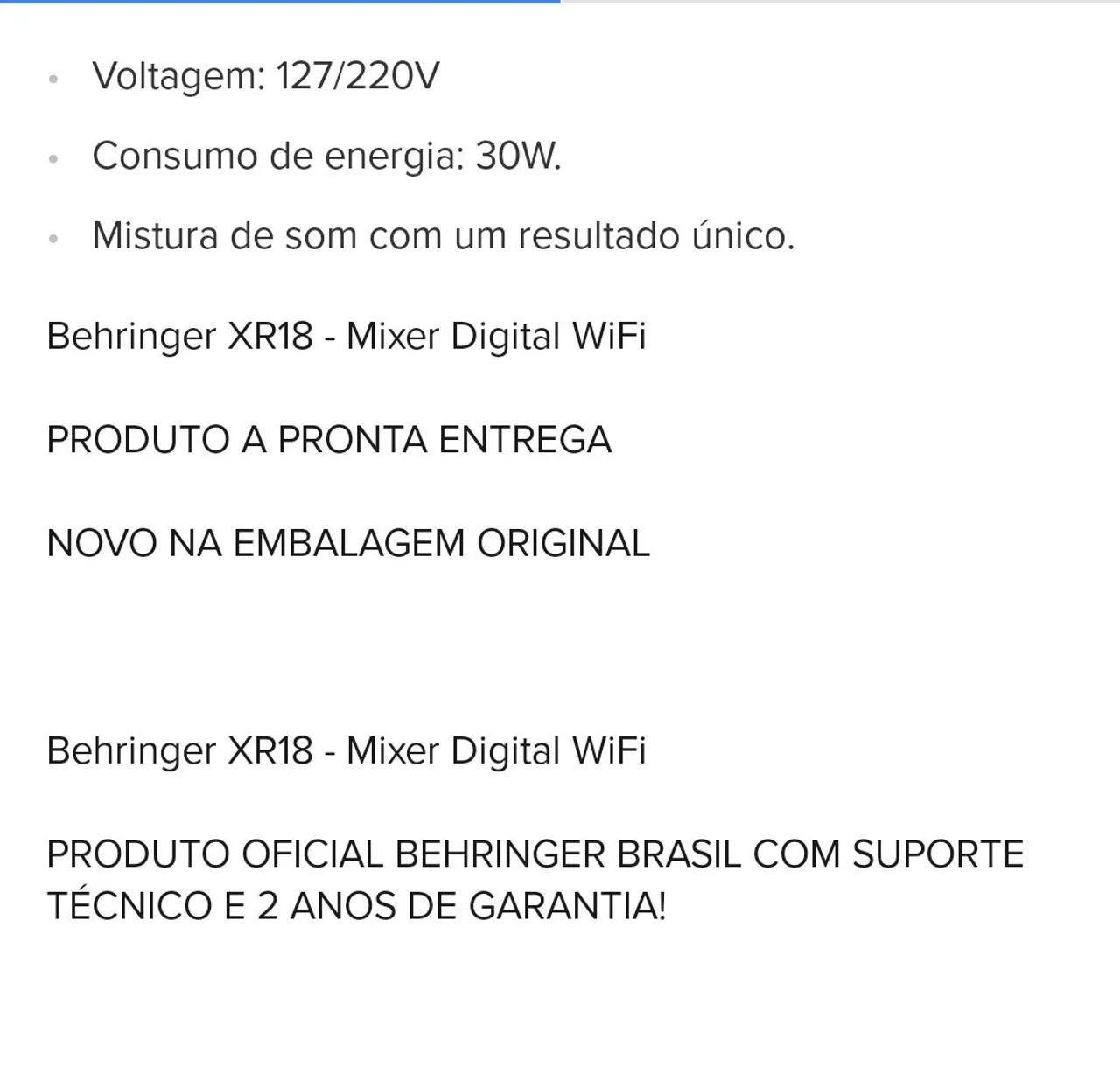 Mesa de Som Behringer XR 18 - Foto 3