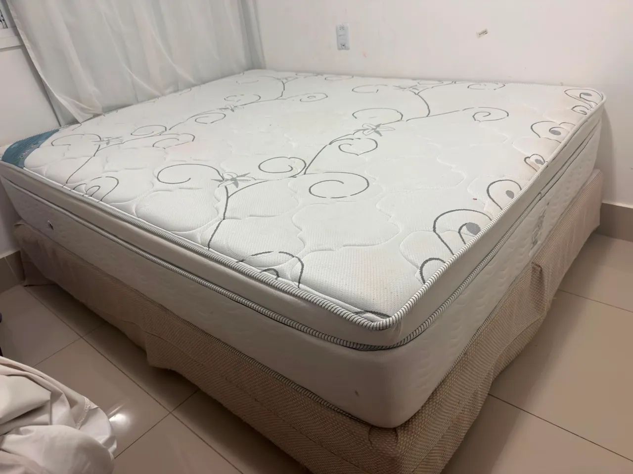 Cama box Ortobom freedom + base + saia brinde  - Foto 2