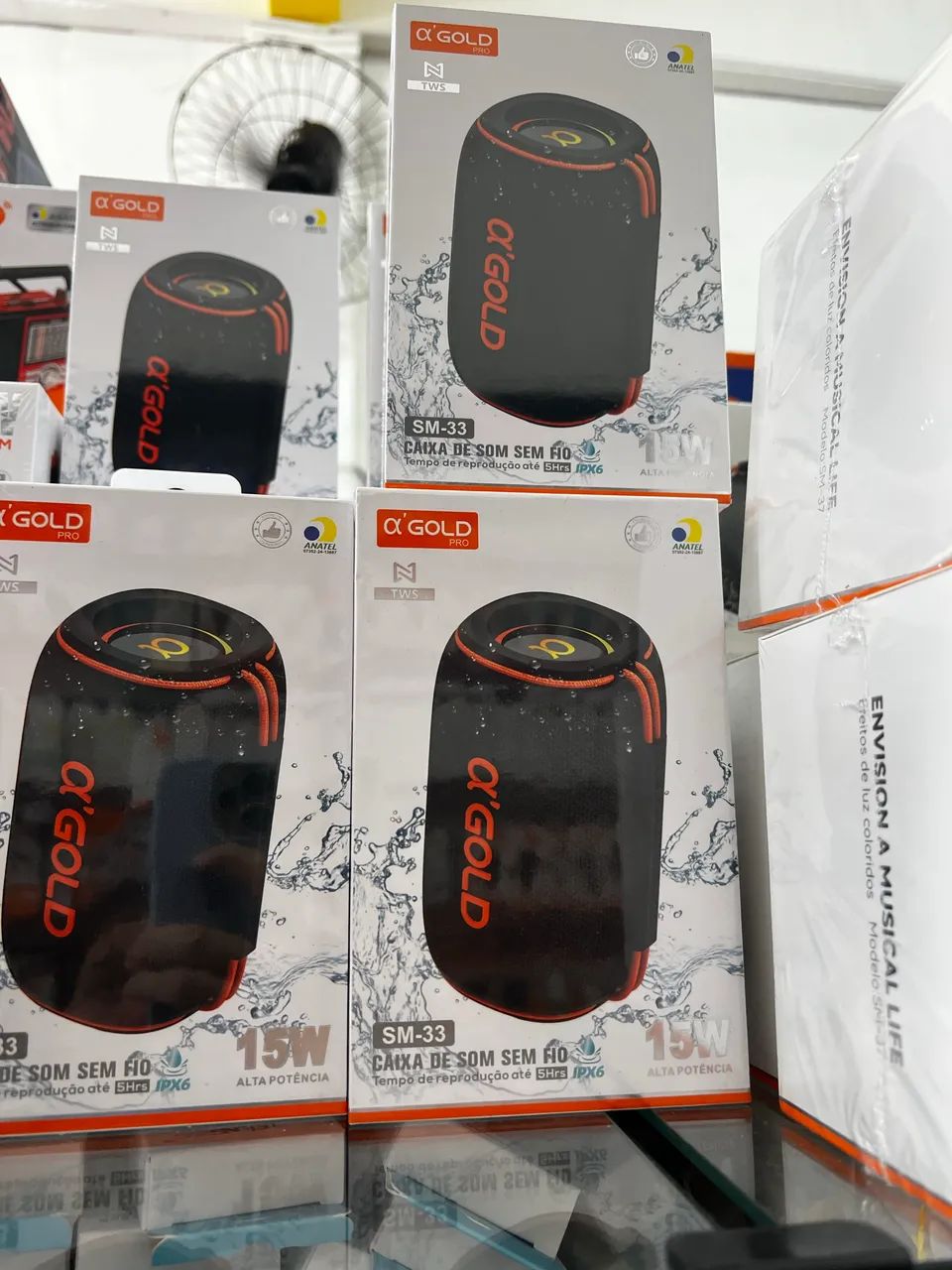 Caixa de Som Sem fio portátil 5hrs 